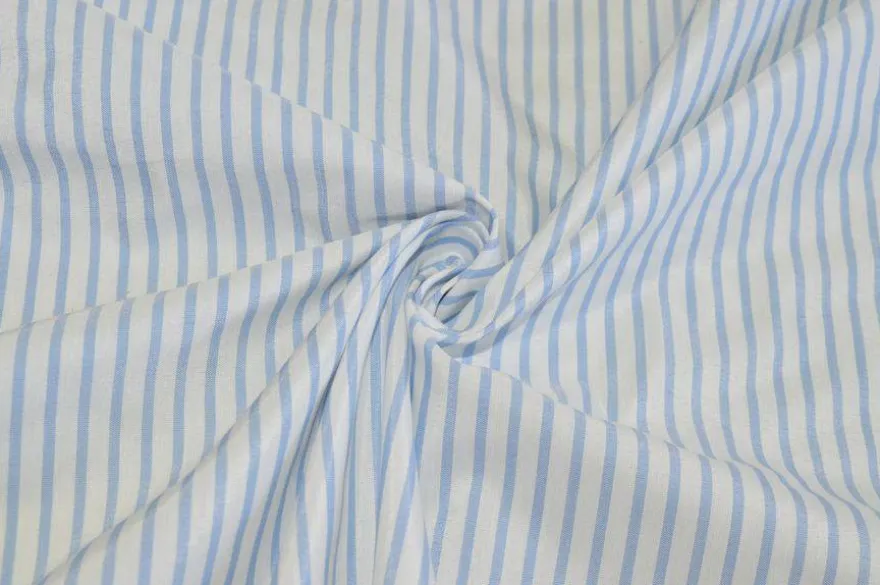 TESSUTO MISTO COTONE CAMICERIA RIGHINO AZZURRO