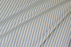 TESSUTO MISTO COTONE CAMICERIA GOFFRATO RIGHINA AZZURRA