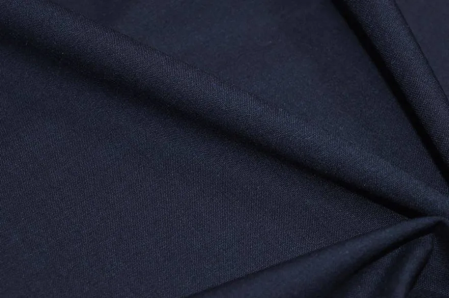 TESSUTO MISTO LANA STRETCH BLU