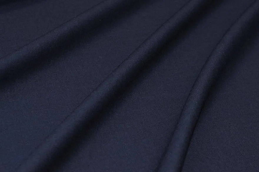 TESSUTO MISTO LANA STRETCH BLU
