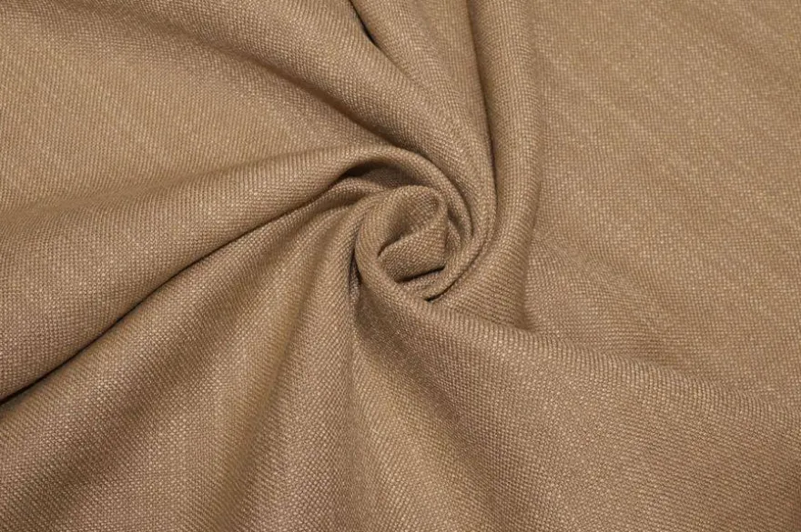 TESSUTO MISTO LINO COLOR CAMMELLO