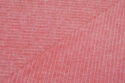 TESSUTO MISTO LINO GESSATO ROSSO
