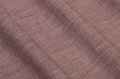 TESSUTO MISTO LINO LANA MICROFANTASIA BORDEAUX