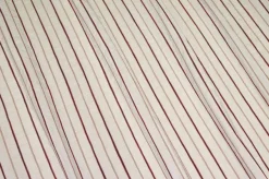 TESSUTO MISTO LINO RIGATO ROSSO