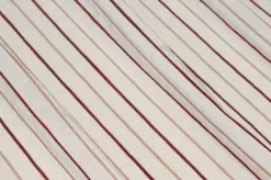 TESSUTO MISTO LINO RIGATO ROSSO