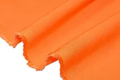 TESSUTO MISTO LINO VISCOSA ARANCIO