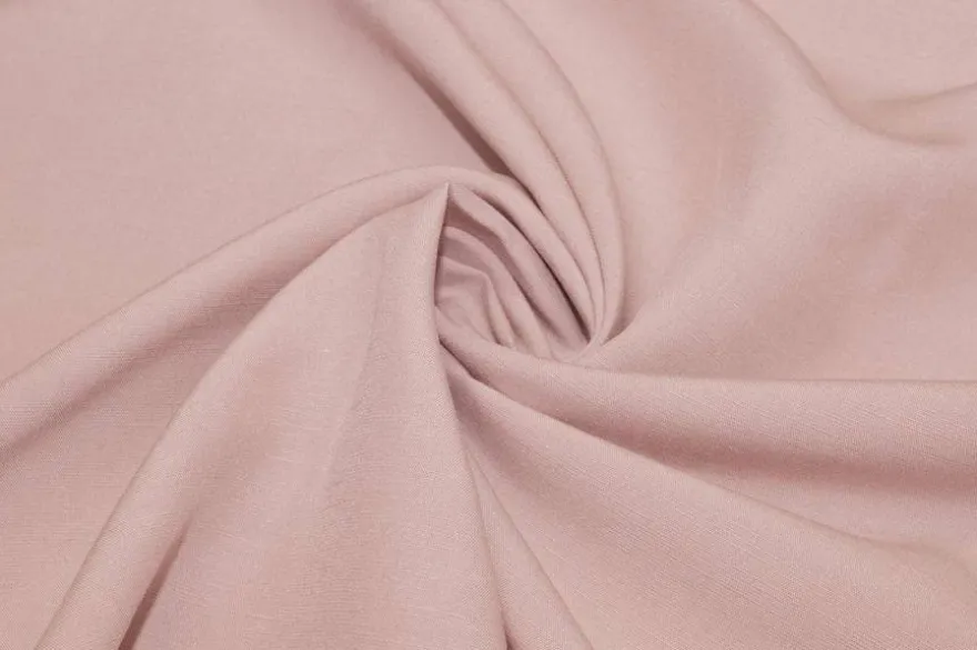 TESSUTO MISTO LINO VISCOSA ROSA