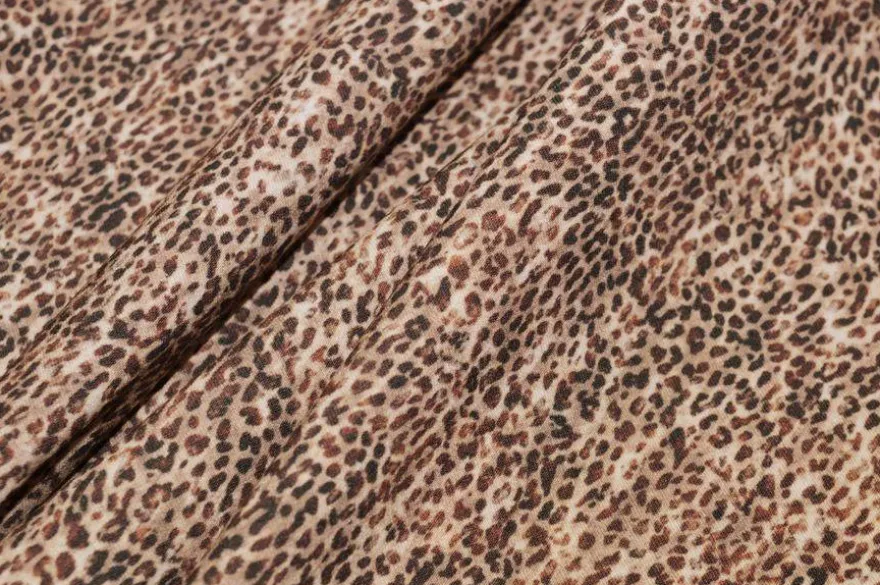 TESSUTO MISTO VISCOSA STRETCH FANTASIA MICRO ANIMALIER