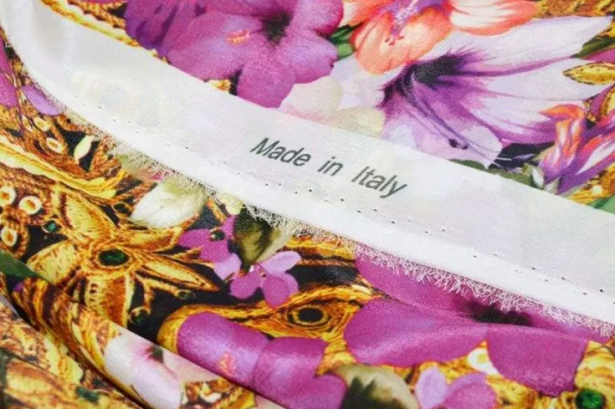 TESSUTO MUSSOLA MISTO SETA FIORE FUCSIA