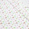 TESSUTO MUSSOLA PURO COTONE GOFFRATO FIORELLINO MULTICOLOR