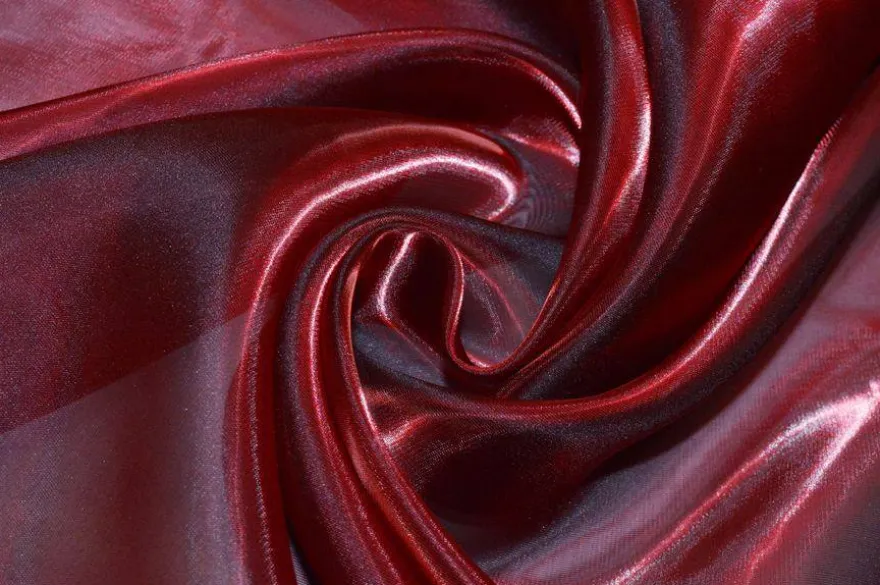 TESSUTO ORGANZA CANGIANTE EFFETTO ACQUA