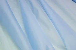 TESSUTO ORGANZA PURA SETA AZZURRA