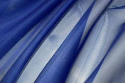TESSUTO ORGANZA PURA SETA BLUETTE