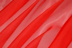 TESSUTO ORGANZA PURA SETA ROSSO