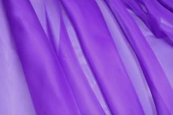TESSUTO ORGANZA PURA SETA VIOLA