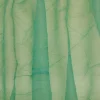 TESSUTO ORGANZA STROPICCIATA VERDE LAGUNA