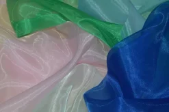 TESSUTO ORGANZA TINTA UNITA