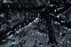 TESSUTO PAILLETTES A GOCCIA NERO
