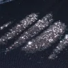 TESSUTO PAILLETTES CUCITE BLU ARGENTO