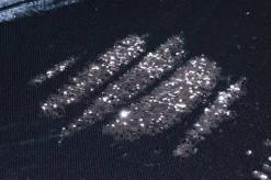 TESSUTO PAILLETTES CUCITE BLU ARGENTO