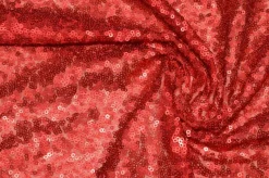 TESSUTO PAILLETTES MM 3 ROSSO