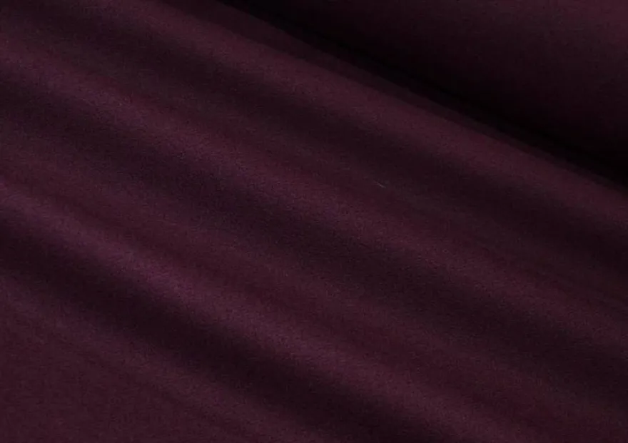 TESSUTO PANNO CAPPOTTO DOUBLE PURA LANA PRUGNA