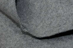 TESSUTO PANNO CAPPOTTO DOUBLE PURA LANA GRIGIO CHIARO MELANGE