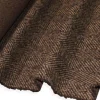 TESSUTO PANNO CAPPOTTO MISTO CASHMERE SPINATO MARRONE NERO