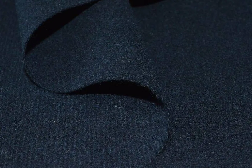 TESSUTO PANNO CAPPOTTO PURA LANA BLU