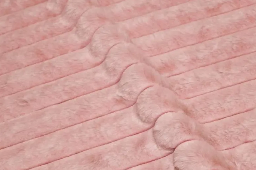 TESSUTO PELLICCETTA ECOLOGICA ROSA CHIARO