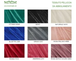 TESSUTO PELLICCIA ECOLOGICA DA ABBIGLIAMENTO