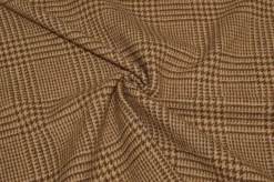 TESSUTO PESO GIACCA PRINCIPE DI GALLES COLOR CAMMELLO
