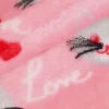 TESSUTO PILE CINIGLIATO CONIGLIETTO ROSA