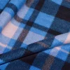 TESSUTO PILE SCACCO CELESTE BLU