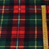 TESSUTO PILE SCACCO ROSSO VERDE