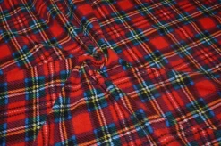 TESSUTO PILE SCOZZESE ROSSO 101
