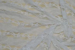 TESSUTO PIZZO ELASTICIZZATO BIANCO