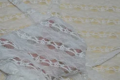TESSUTO PIZZO ELASTICIZZATO BIANCO