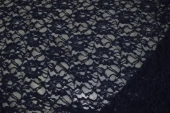 TESSUTO PIZZO ELASTICO BLU