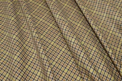 TESSUTO POLIVISCOSA QUADRETTO BEIGE