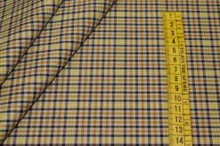 TESSUTO POLIVISCOSA QUADRETTO BEIGE