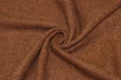 TESSUTO PURA LANA EFFETTO SHETLAND TABACCO MELANGE