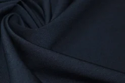 TESSUTO PURA LANA STRETCH BLU NOTTE