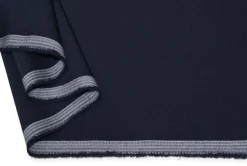 TESSUTO PURA LANA STRETCH BLU NOTTE