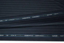 TESSUTO PURA LANA SUPER 120'S GESSATO BLU