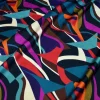 TESSUTO PURA VISCOSA FANTASIA MODA MULTICOLOR 117