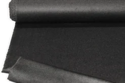TESSUTO PURO CASHMERE DOUBLE ZIBELLINATO GRIGIO SCURO