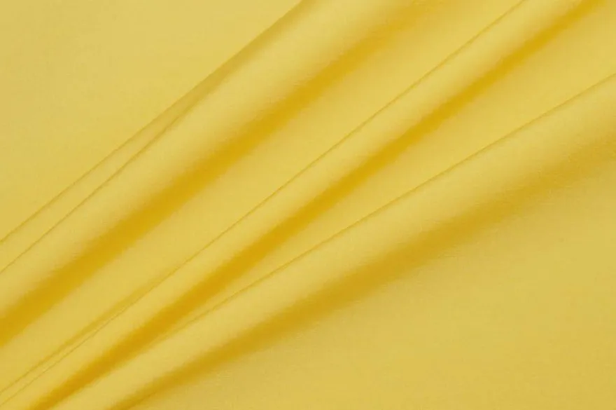 TESSUTO PURO COTONE CAMICERIA GIALLO