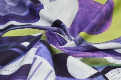 TESSUTO PURO COTONE CAMICERIA FANTASIA ART VIOLA
