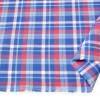 TESSUTO PURO COTONE CAMICERIA SCACCO BLU